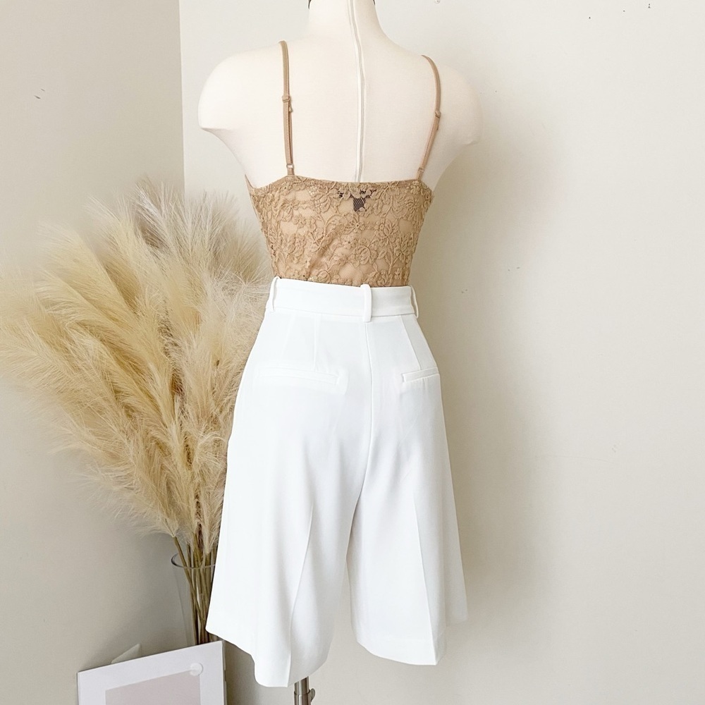 Cream Bermuda Shorts - Picture 3 of 16